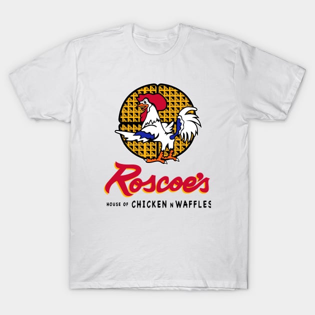 Roscoe;s House of Chicken Waffles T-Shirt by limdaebum